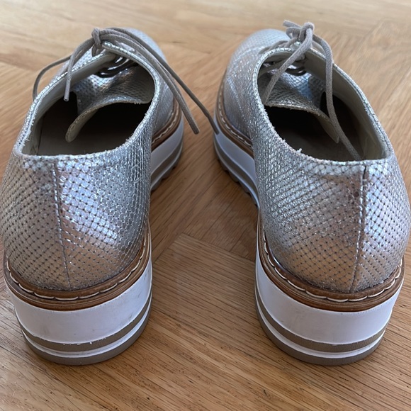 Platform Loafers in Silver - Made in Italy - Picture 4 of 5
